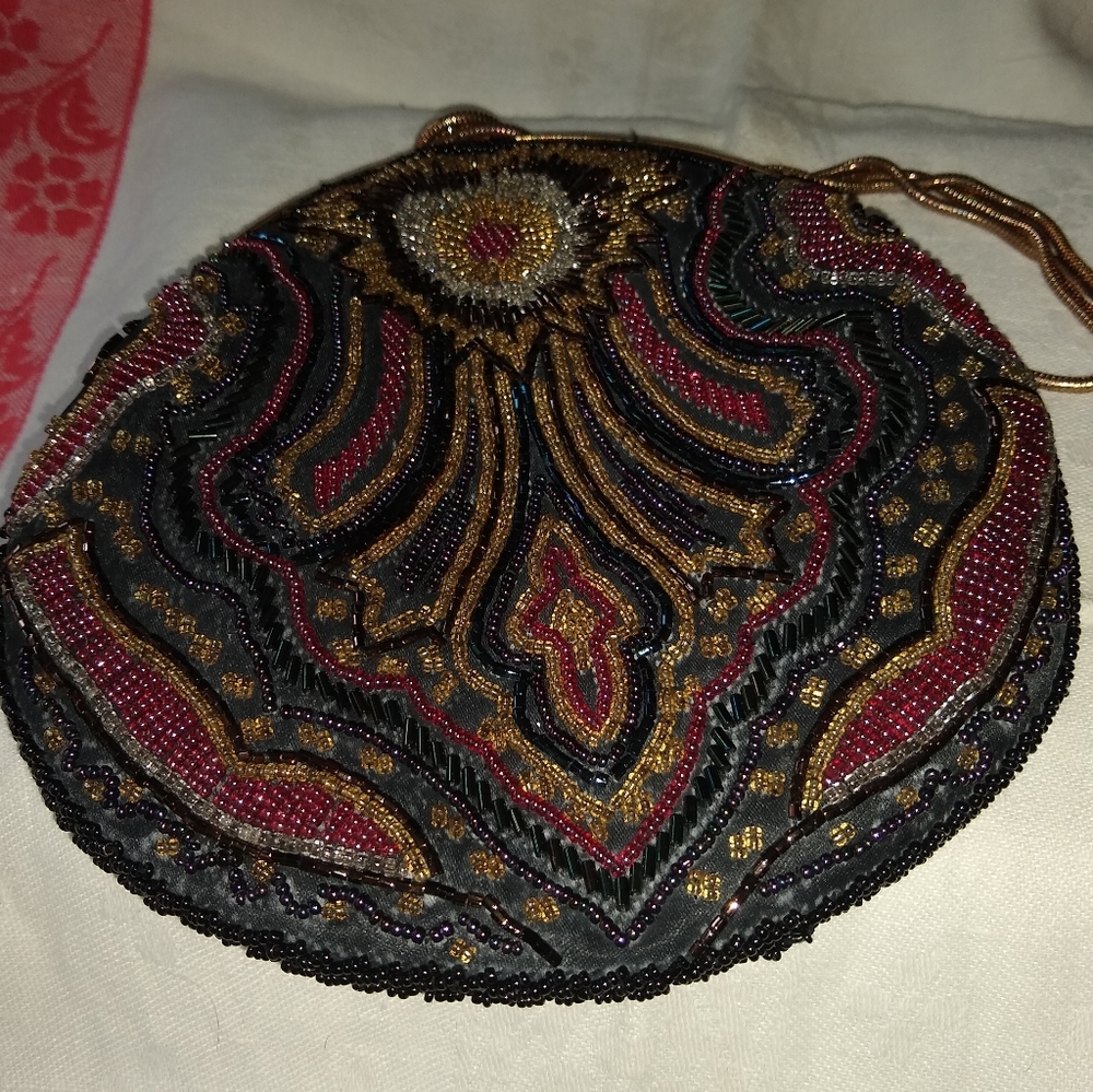 Andre Cellini vintage beaded evening purse.